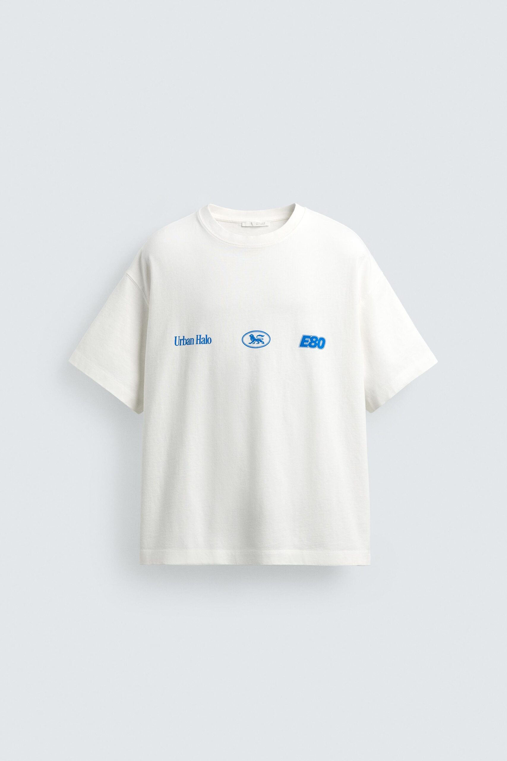 T-SHIRT AVEC SLOGAN IMPRIMÉ EN CONTRASTE